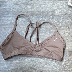 Gymshark Brown Minimal Sports Bra
